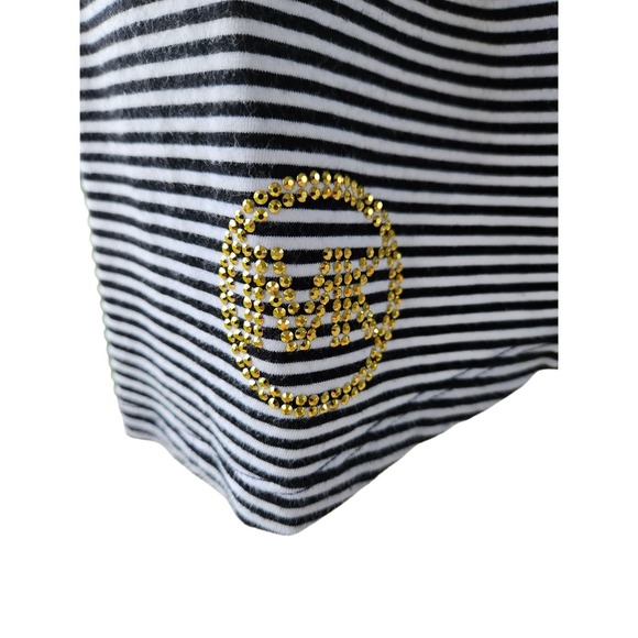 Women’s medium Michael kors logo striped dress - Picture 2 of 4